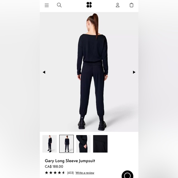 Sweaty Betty Gary Long Sleeve Jumpsuit - Picture 2 of 10